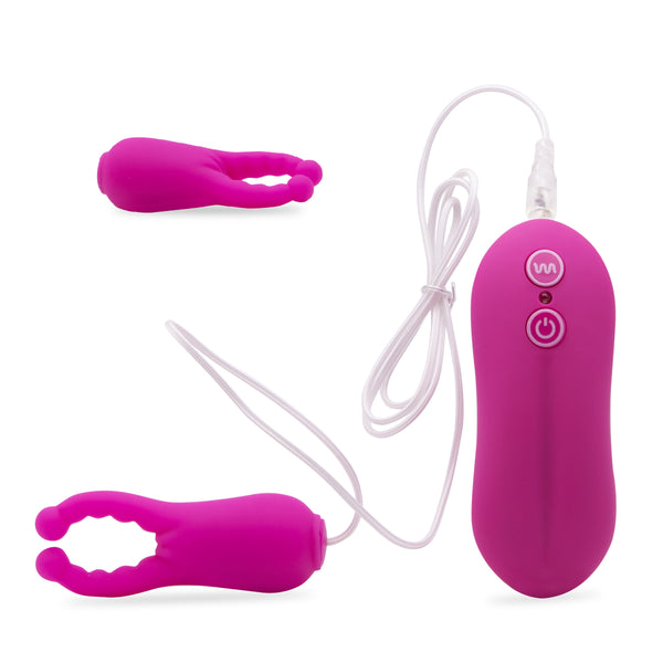 Neojoy Multi-Vibes Lila Stimulator Nippel - Klitoris Vibrator - Kleiner Silikon Massager für Anfänger - Weiches und flexibles Sexspielzeug für Frauen mit Fernbedienung