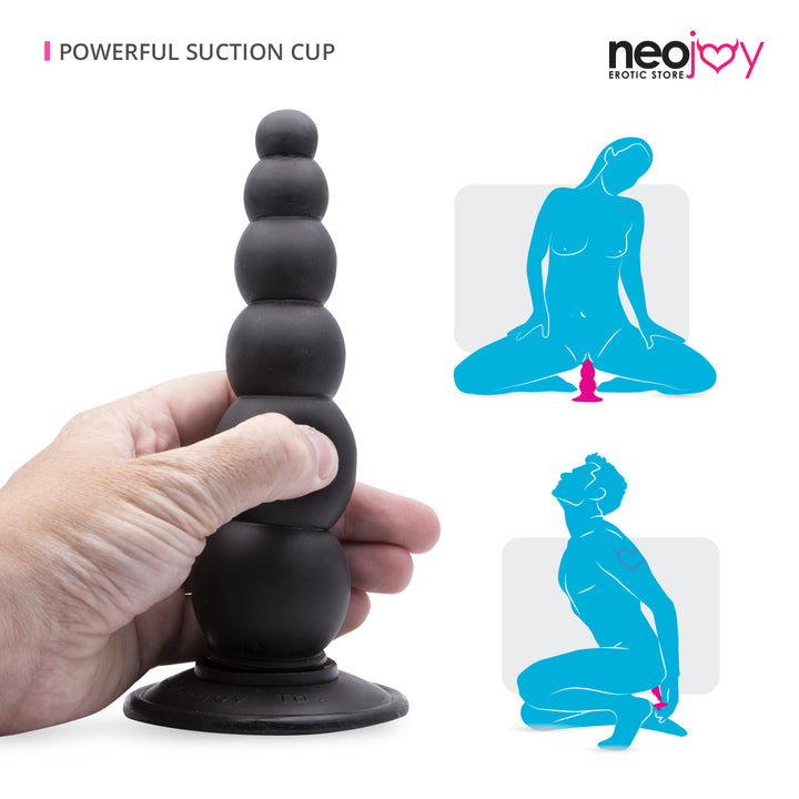 Neojoy 7.5" wulstige Prober - Butt Plug mit Perlen - lucidtoys.de Anale Perlen