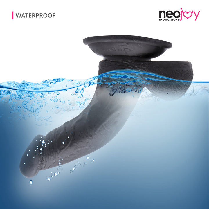 Neojoy - Lebensechte super-reale TPE Curved Masturbator 14,5cm Wasserdichter Dildo - Schwarz - lucidtoys.de Dildos