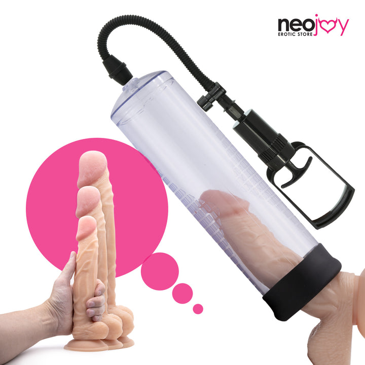 Neojoy Penis Pump Stimulator - Ausdauertraining - Vergrößernde Masturbationspumpe für Männer - Sexspielzeug für Erwachsene - lucidtoys.de Penispumpe