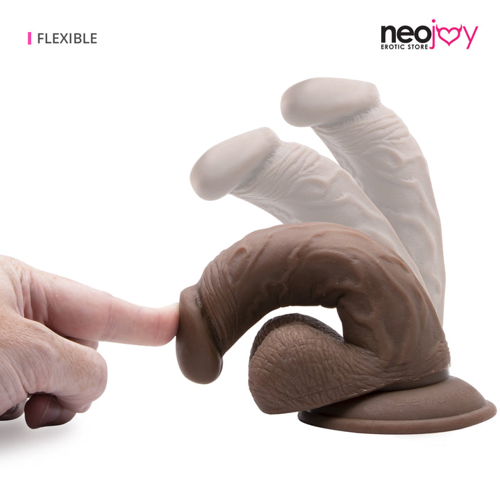 Neojoy - Lebensechte super-reale TPE Curved Masturbator 14,5cm Wasserdichter Dildo - Braun - lucidtoys.de Dildos