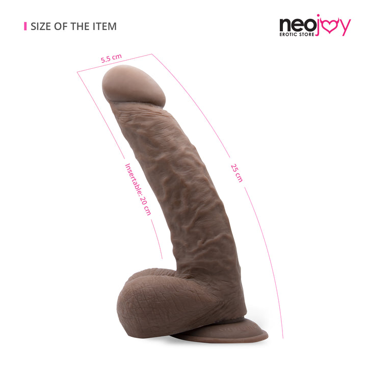 Neojoy 26,5cm Girthy Lover (Braun)- Dildo - lucidtoys.de Dildos