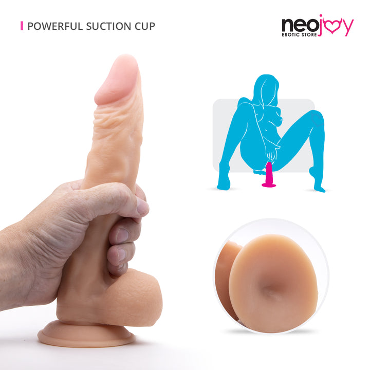 Neojoy 25cm Ultra realistischer Penis - Hautfarben - realistischer Dildo - lucidtoys.de Dildos