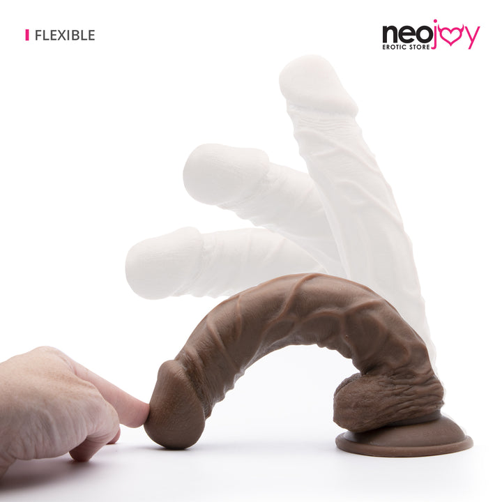 Neojoy Mr. Pleasure 26cm Dildo - Braun - Realistischer Penis - lucidtoys.de Dildos