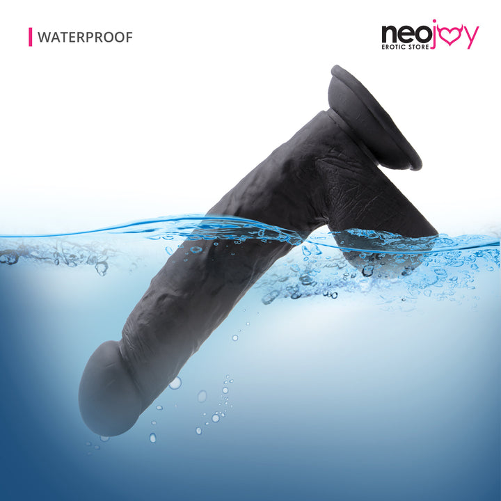 Neojoy 26,5cm Girthy Lover (Schwarz)- Dildo - lucidtoys.de Dildos