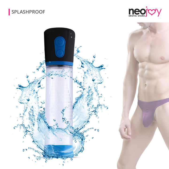 Neojoy Elektrische Penispumpe für Männer - Sexueller Ausdauerverstärker - Penisvergrößerer - Masturbation automatische Pumpe - Sexspielzeug für Männer - lucidtoys.de Penispumpe