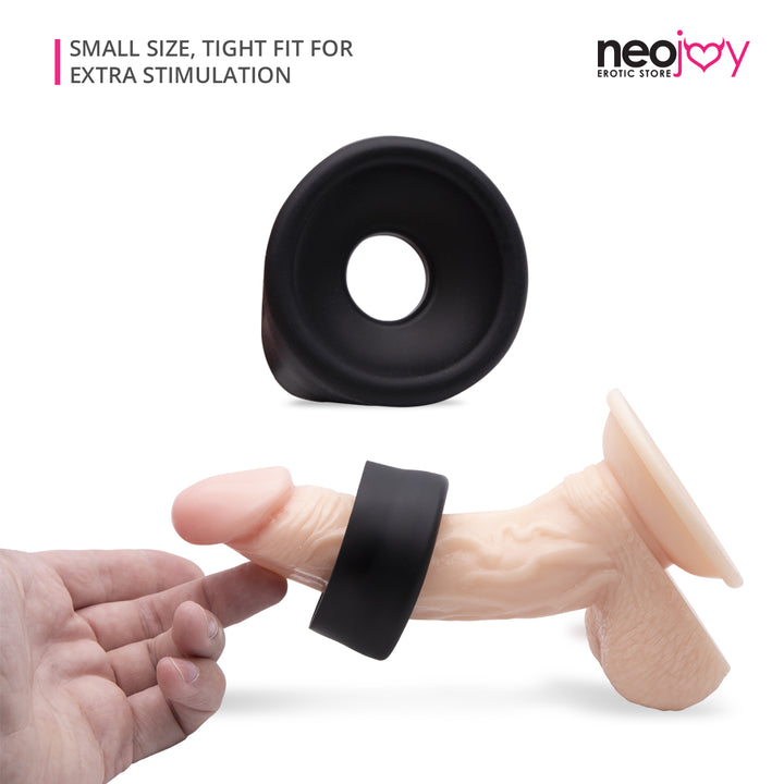 Neojoy Schwarze Penispump für Männer - Silikon Pumpen Zubehör - Flexibel und dehnbar für jede PenisGröße - lucidtoys.de Penispumpe