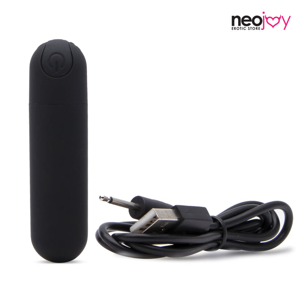 Neojoy Bullet Love (Schwarz) - 10 Geschwindigkeiten Virbator - Klitoris Vaginal und Anal Stimulation - Rechargeable Adut Sexspielzeug