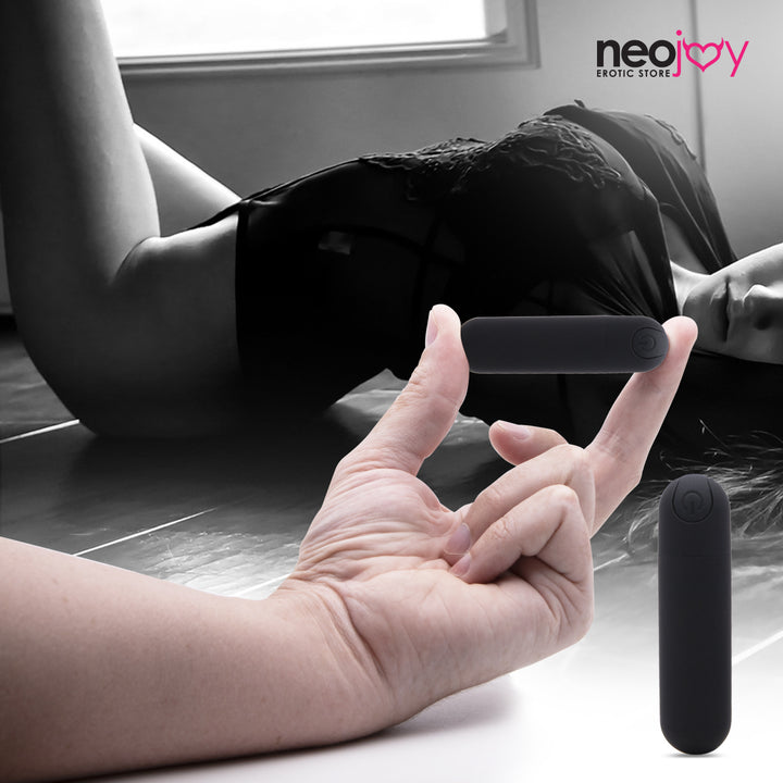 Neojoy Bullet Love (Schwarz) - 10 Geschwindigkeiten Vibrator - lucidtoys.de Mini Vibrator