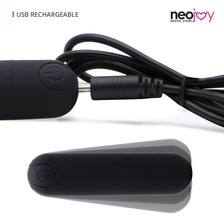 Neojoy Bullet Love (Schwarz) - 10 Geschwindigkeiten Vibrator - lucidtoys.de Mini Vibrator