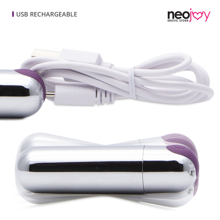Neojoy Bullet Love (Silber) - 10 Geschwindigkeiten Vibrator - lucidtoys.de Mini Vibrator
