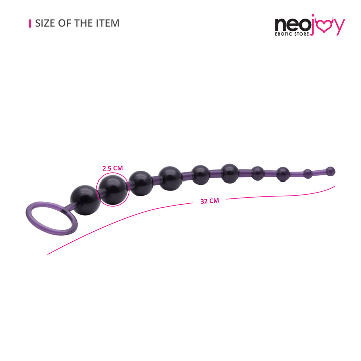Neojoy Heavenly Beads - Anal Perlen-Plug - Butt Prober für Anal Training - Wasserdichte Perlen für die Anale Stimulation - P-Punkt Massage Sexspielzeug für Erwachsene - lucidtoys.de Anale Perlen