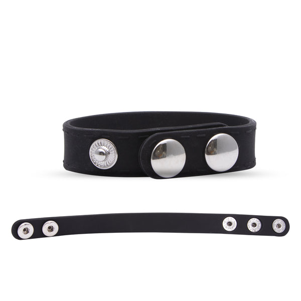 Neojoy Bondage Silicone Ring - Penis Ring mit verstellbarem Riemen - Klein - Elastischer und bequemer wiederverwendbarer Penis-Ring - Sexspielzeug für Paare