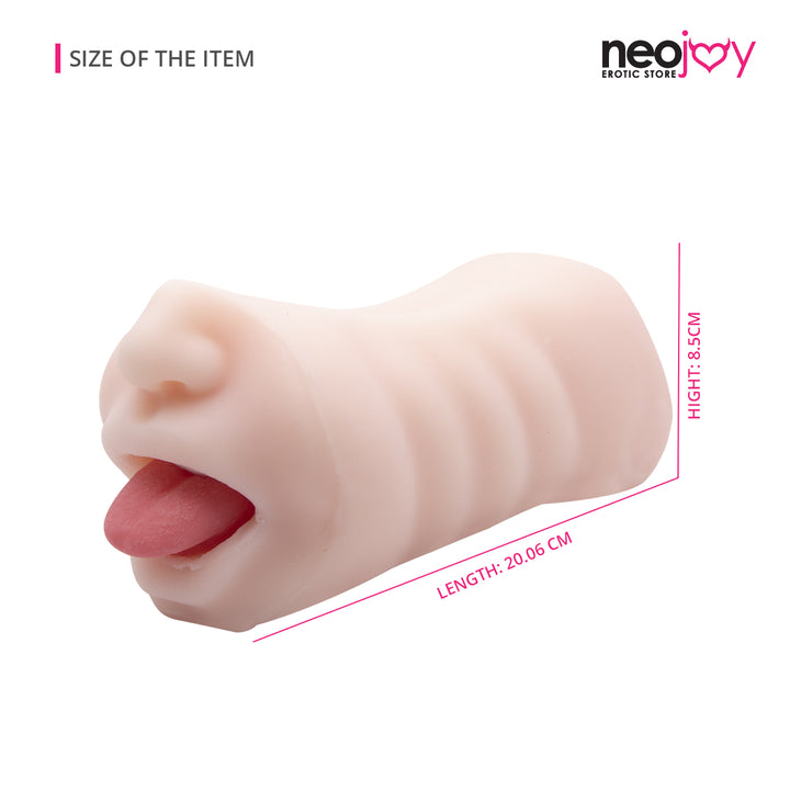 Neojoy Male Masturbator Doppelter Stroker - Oral Vaginal Sex - Pocket Pussy für Männer - Sexspielzeug für Erwachsene - lucidtoys.de Hand Masturbatoren