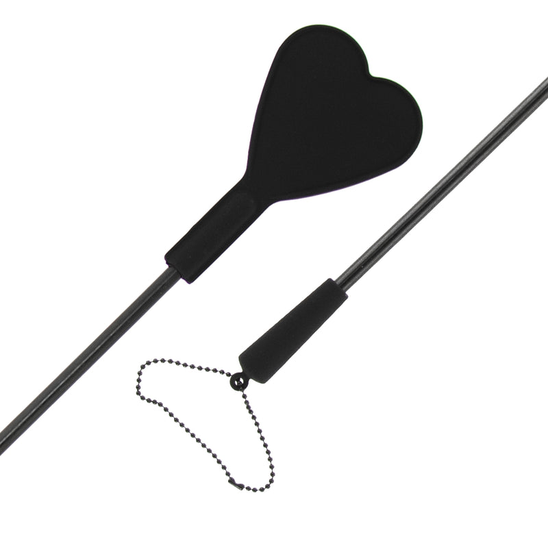 Neojoy Bondage Spanker Herz - Silikon - Schwarz - 50 cm video