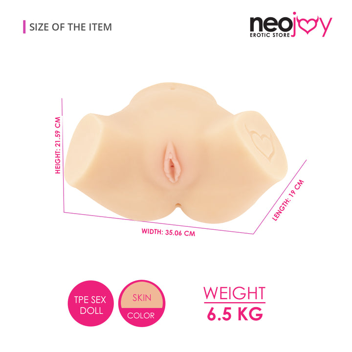 Neojoy Kirsche Pop-Puppe - 6.5kg Männlich Stroker Realistische Ass und Pussy-Penetration - Anal Vaginal Sex-Spielzeug für Männer - lucidtoys.de Sexpuppen