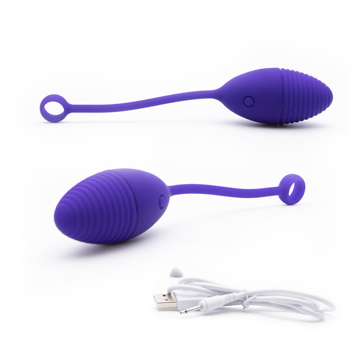 Dancing Fairy Egg Lila - vibrierendes Ei G-Punkt Klitoris-Stimulation - Kegel Ben Wa Balls - erwachsenes Geschlecht-Spielzeug