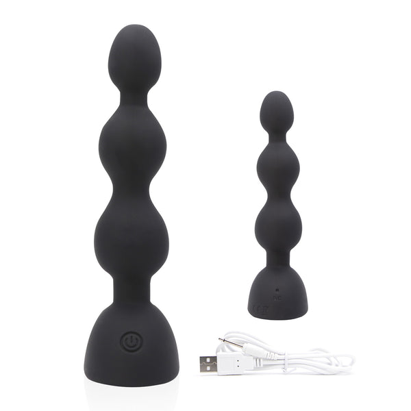 Neojoy Double Vibe Beads - 10 Geschwindigkeiten Anal Vibrator - Silikon Butt Plug Prostatamassager - Sexspielzeug f?r Erwachsene