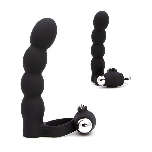 Neojoy Perlen Schaft Ring - Penis Ring Butt Plug - Silikon Anal Prober - Paar Sex Spielzeug
