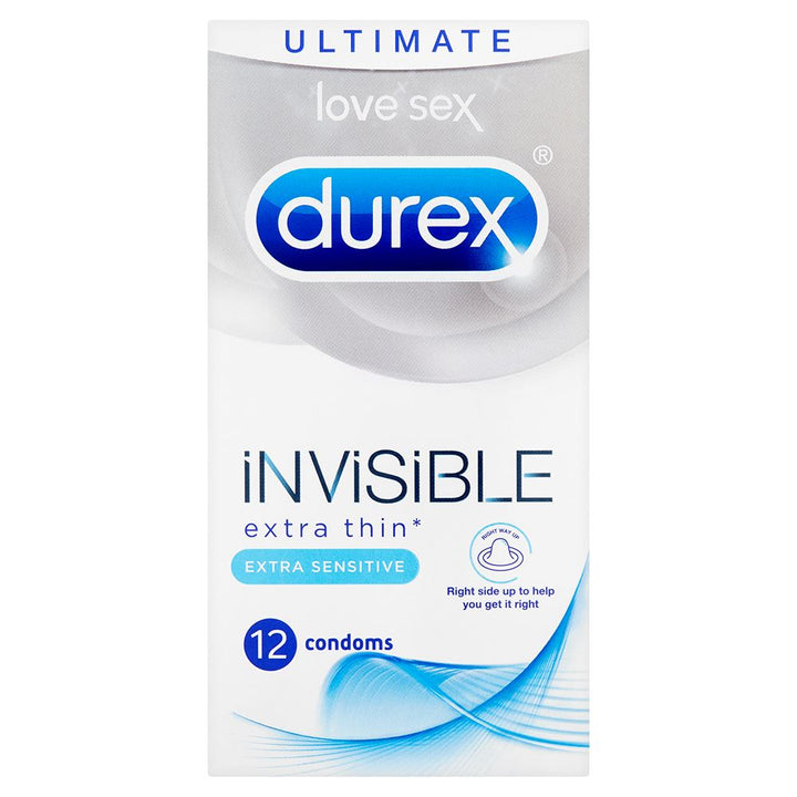 Durex Invisible Extra Sensitive 12's (Neue Verpackung)