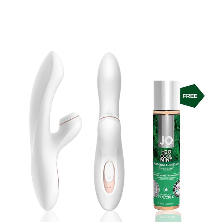 Satisfyer Pro Kaninchen + S JO Mint 30ml