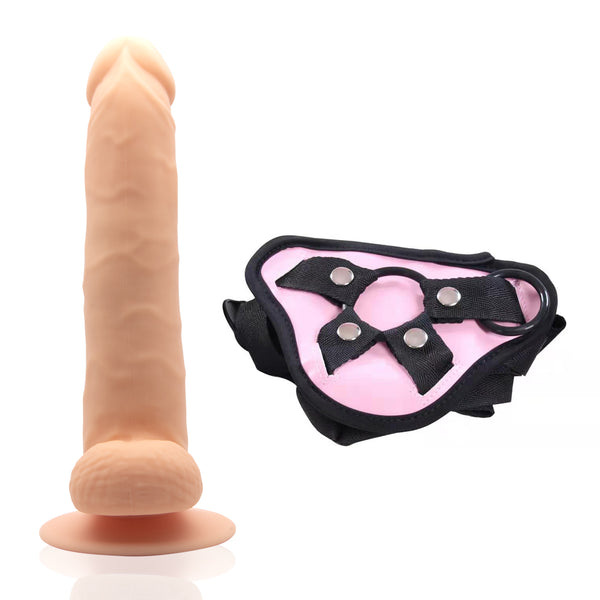 Neojoy Daydream Premium Silicone Realistic Dildo Flesh with Suction Cup 17.5cm - 6.8 inch 151056+154125