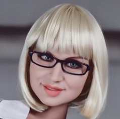 Neodoll Girlfriend Lila - Sexpuppenkopf - M16-kompatibel - Gebräunt