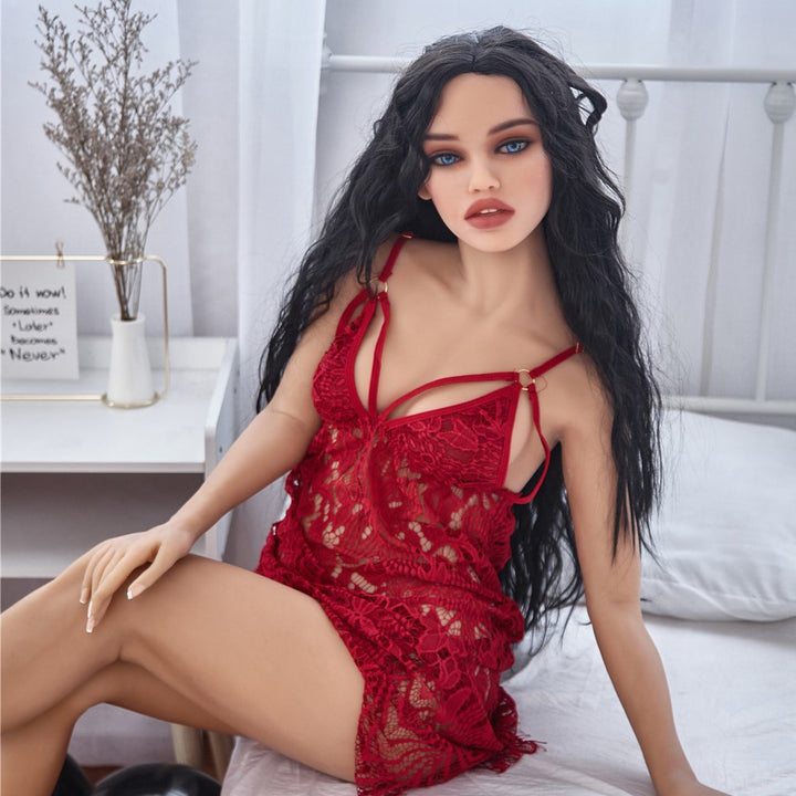 Neodoll Rassige Jane Valentine - Realistische Sexpuppe - 150cm - Hellbraun