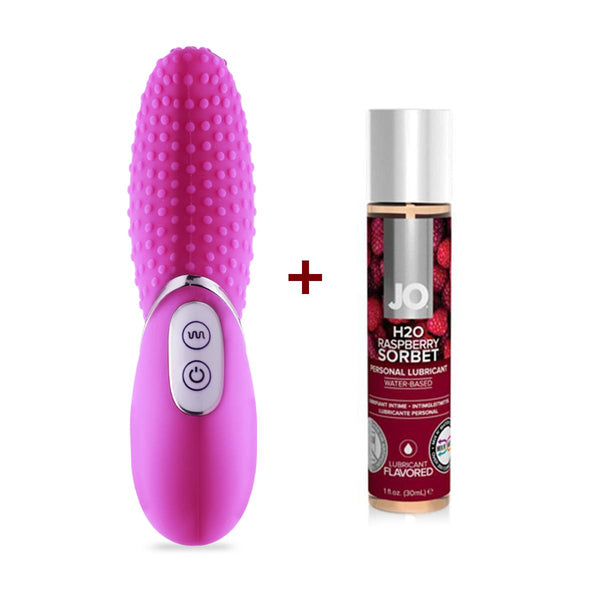 Neojoy Tongue Vibe + Raspberry System JO Schmier