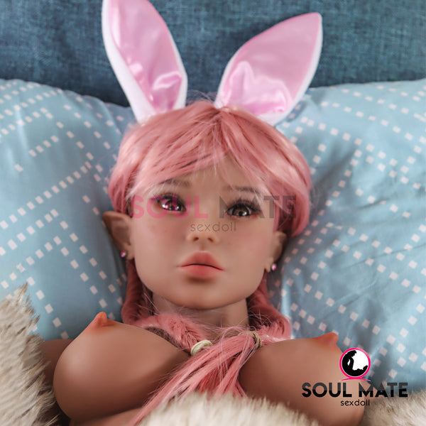 SoulMate Dolls - Diana Elf Kopf - Realistische Sex-Puppe Torso - Hellbraun