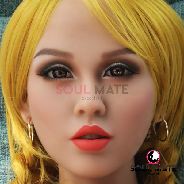 SoulMate Dolls - Harmony Kopf - Realistische Sex-Puppe Torso - Hellbraun