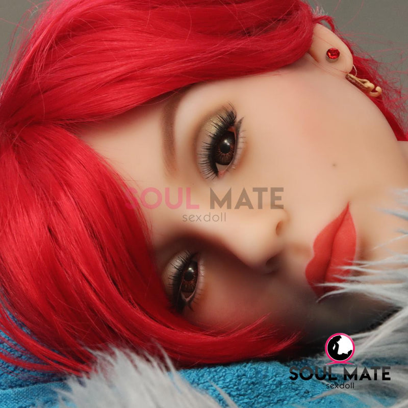 SoulMate - Kimberly - Sex-Puppen-Kopf - M16 kompatibel - Hellbraun video