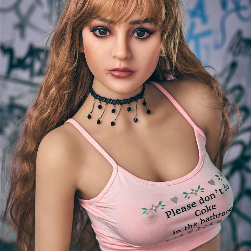 Neodoll Racy Julia - Realistische Sexpuppe - 163cm - Hellbraun video