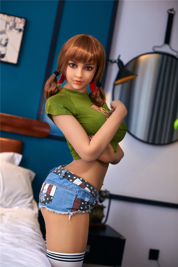 Neodoll Racy Camille - Realistische Sexpuppe - 159cm - Hellbraun