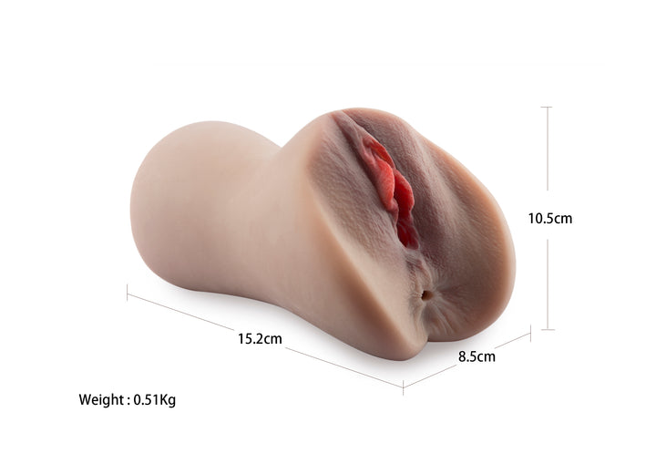 Neojoy - Zwei LÃ¶cher Muschi stroker - 15,2 cm - C-Brown