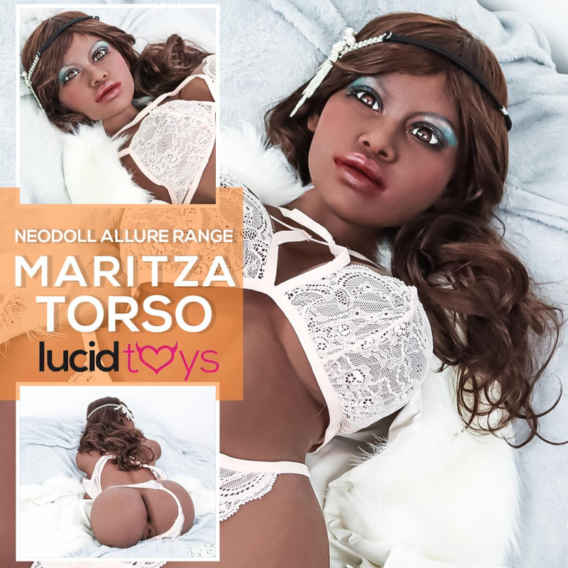 Allure Sexpuppen-Torso - Maritza Kopf & Torso - Schwarz video