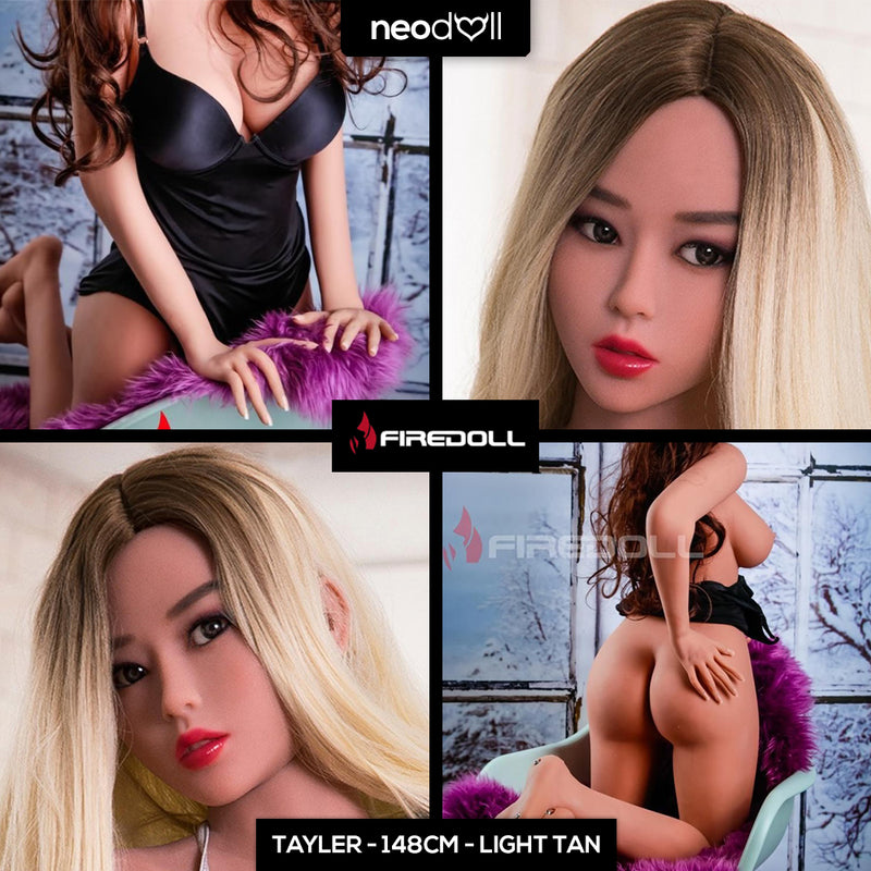 Fire Doll - Tayler - Realistische Sexpuppe - 148cm - Leicht Gebräunt video