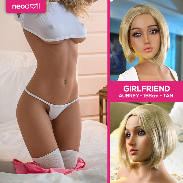 Neodoll Girlfriend Aubrey - Silicone TPE Hybrid Sex Doll - 166cm - Tan