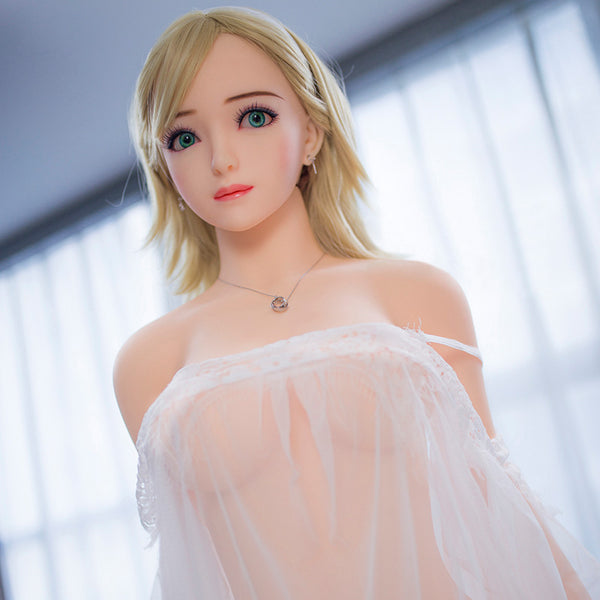 Neodoll Sugar Babe - Ashley - Realistische Sexpuppe - Gel Brust - Uterus - 148cm - Weiß