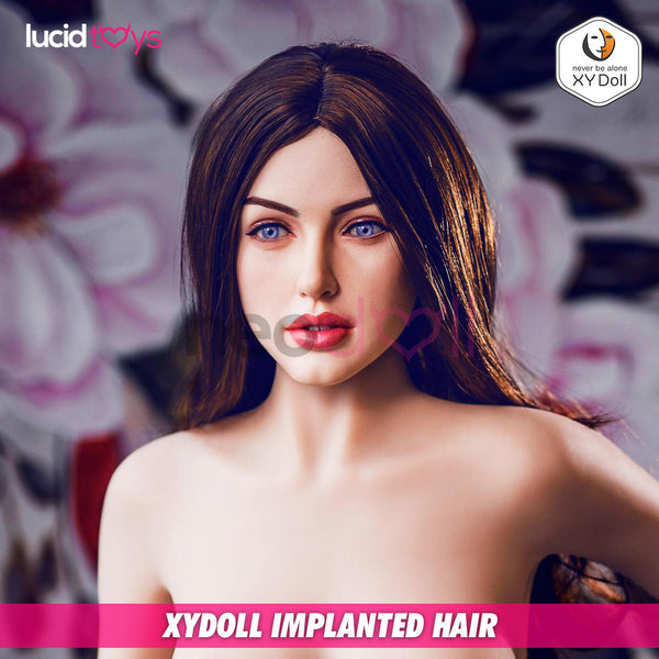 [HEAD=XY-8-Isabel-Natural-Open-Silicone-M16-BlackHair]