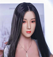 [HEAD-JY-XIAOROU-Silicone-SiliconeColour-ImplantedBrown-LongStraight-M16]