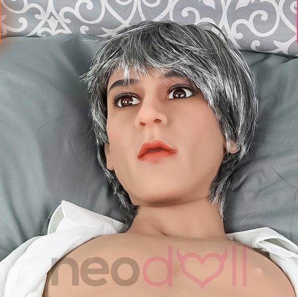 Neodoll Allure ? Mick ? m„nnlicher Sexpuppenkopf ? M16-kompatibel ? Braun