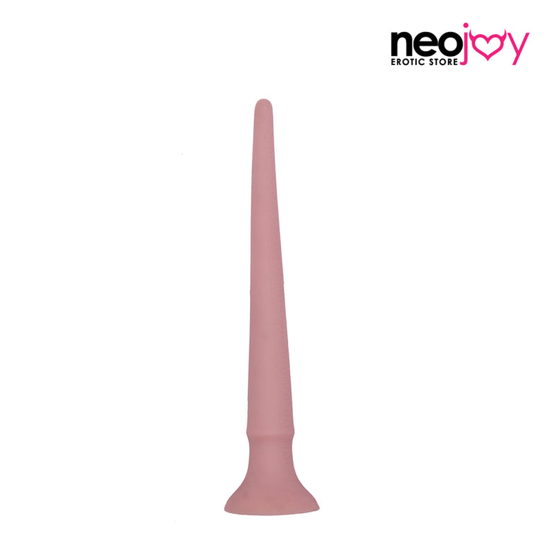 Neojoy - Realistischer Silikondildo mit Saugnapf - 39cm - 455gm - Hautfarben video