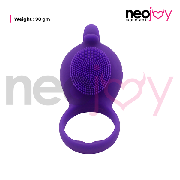 Neojoy Silicone Love Ring - Dolphin - Purple
