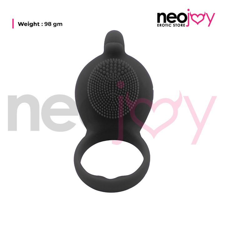 Neojoy Silicone Love Ring - Dolphin - Black