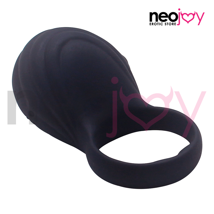 Neojoy - Silicone Love Ring - Ripple - Black