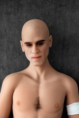 Allure Head - Kopf für männliche Sexpuppen - M16-kompatibel - Hellbraun video