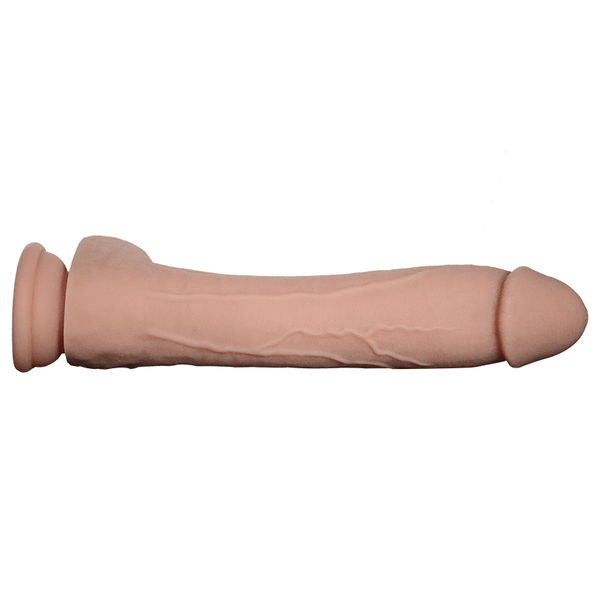 Neojoy - Realistischer Silikondildo mit Saugnapf - 23cm - 475gm - Fleisch