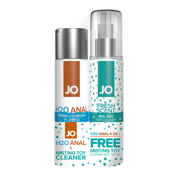 System JO - Anal H2O Original Gleitmittel 120 ml & KOSTENLOSER Spielzeugreiniger 120 ml